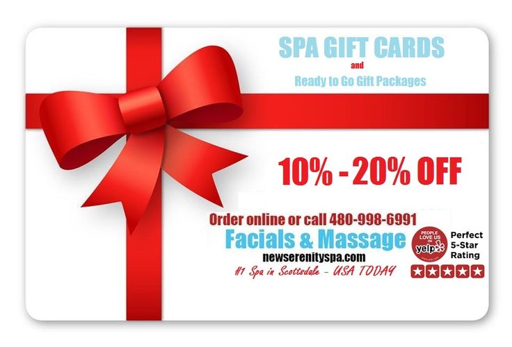 Spa Gift Card Sale Scottsdale - New Serenity Spa